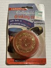 1985 Fairgrove Plastic Collapsible Drinking Cup With Built In Pill Box NEW