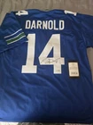 Sam Darnold Signed New York Jets #14 Blue Football Jersey Original