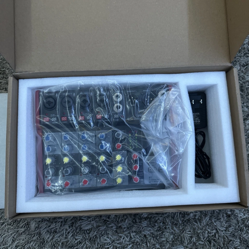 Pyle Pro 6 Channel Wireless BT Studio Mixer - PMXU68BT Brand New Sealed - Image 3 of 3