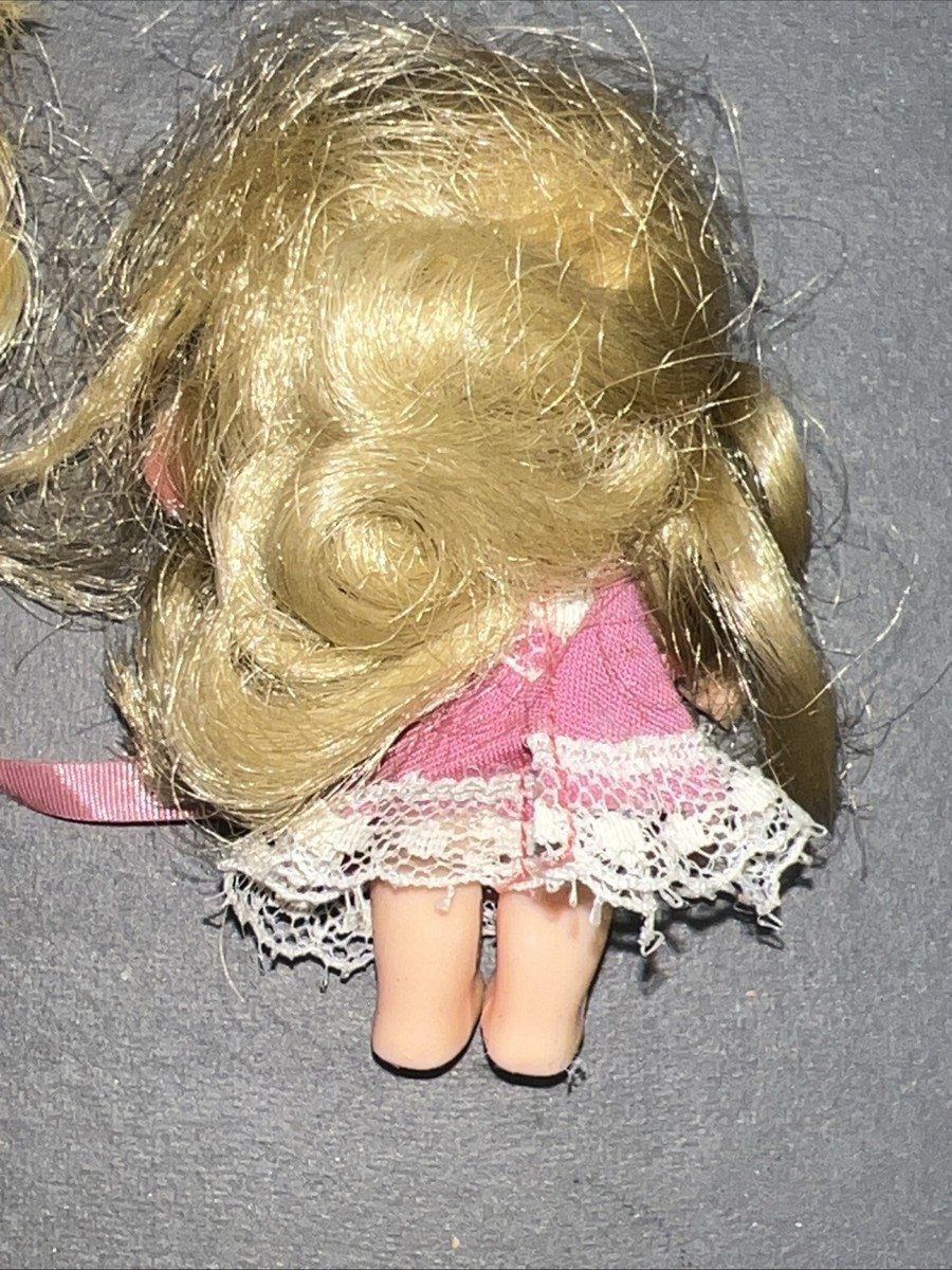 Vintage Lot Of 3 1960's Mattel Liddle Kiddles Beddy Bye(Sears)Babe