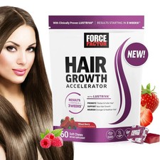 Force Factor Hair Growth Accelerator Soft Che...