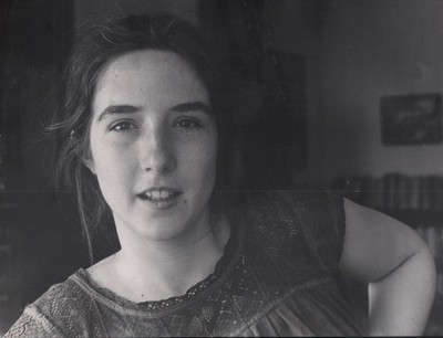 1970s Beautiful Young Woman Close Up Portrait Large Format Photo 11x14
