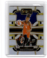 Moriah Jefferson 2024 Panini Select WNBA - Concourse Silver Prizm #92