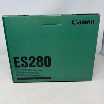 Canon ES280 8mm Video Camcorder Kit NTSC 32x Digital Zoom New Open Box ES280A
