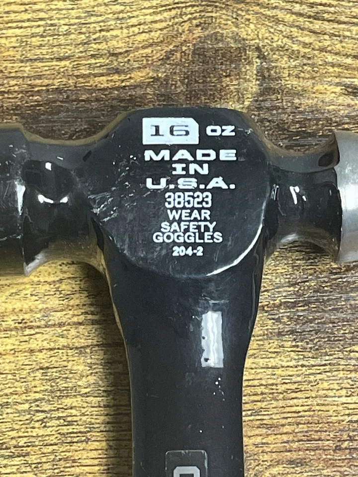 Sears Craftsman 美国 16 盎司钢球钉锤 38523 锤金属 — 第 2/3 张图片