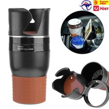 Car Cup Holder 5-in-1 Multifunctional Storage Box  360� Rotating Car Cup Holder
