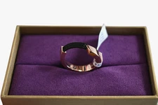 New CHARRIOL Geneve SHORELINE Cable Signature Rose Gold-Tone Ring US-8.25 EUR-58