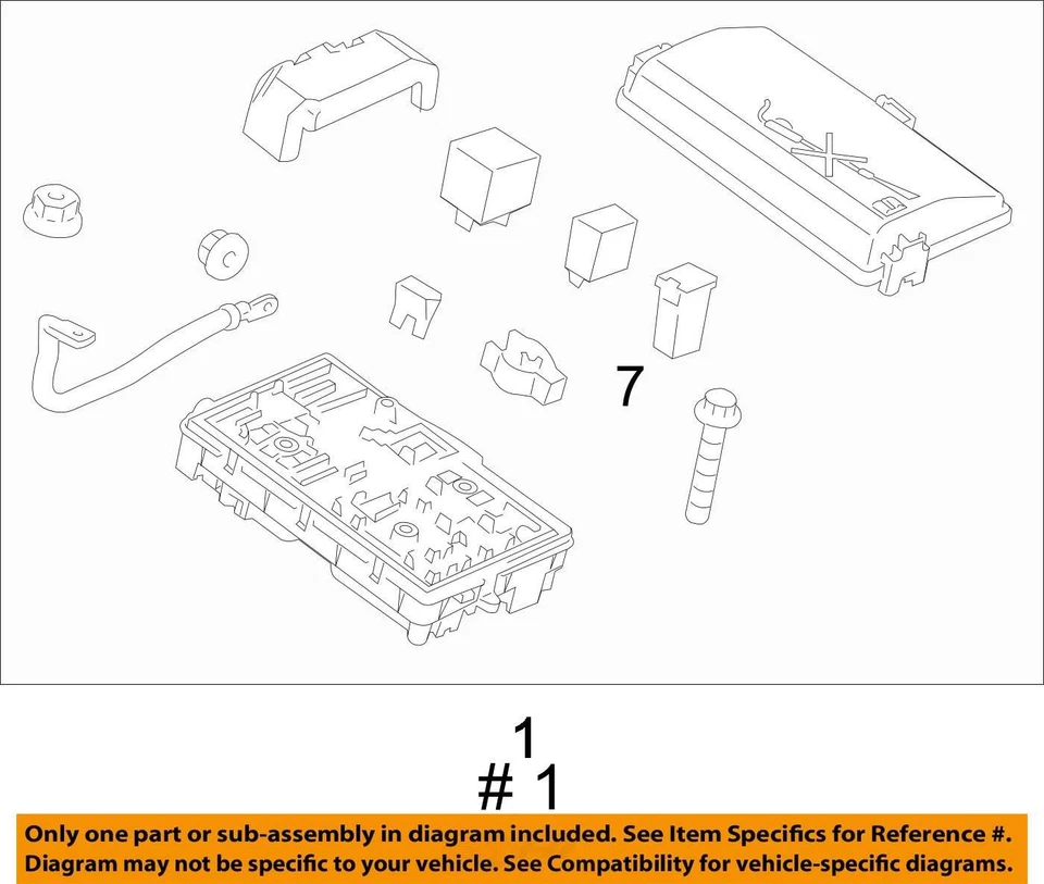 2013-2016 Buick Verano Fusebox Fuse Box Relay Module 22938539 M1CDT - Image 4 of 4