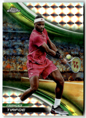 Topps Chrome 2025 Tennis No. 22 Frances Tiafoe Geometric Refractor