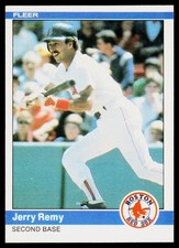 1984 Fleer #407 Jerry Remy - VG