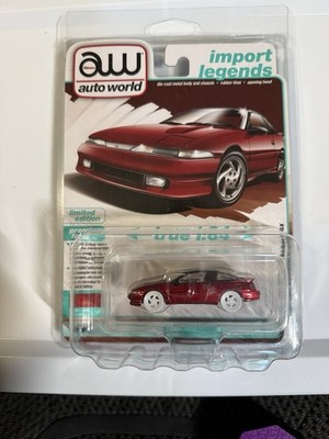 Auto World Import Legends 1991 Mitsubishi Eclipse GSX Ultra Red Chase New 2025 