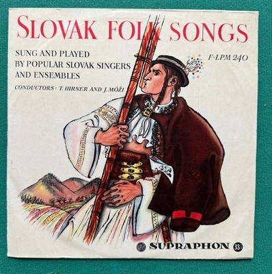 Slovak Folk Songs _ Sampler 1960s 10''-LP