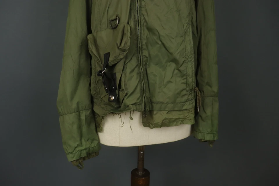 Chaqueta básica Jet Set verde informal manga larga bolsillos cremallera completa con capucha talla 1 Foto 3 de 4