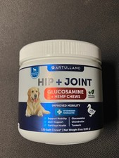 Glucosamine for Dogs Hip Joint Supplement for Dogs with Arthritis 120 Soft Chews