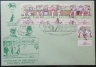 Test Cricket Centenary England V Australia Official TCCB stamp cover 1977