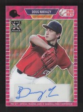 Doug Nikhazy 2021 Pro Set Metal 1989 Pro Set Autographs Wave Pink Auto #PA-DN1