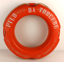 SALVAGENTE VINTAGE - "FILO DA TORCERE" - TRITONE - DIAMETRO 60 CM