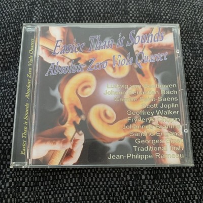 Absolute Zero Viola Quartet - Easier Than It Sounds - Rare CD 2006