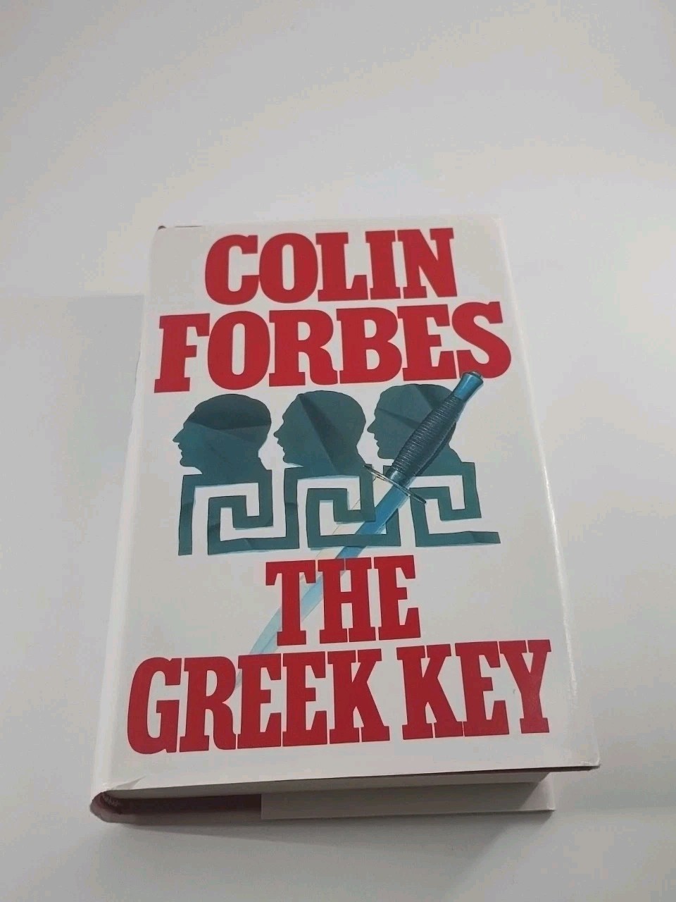 The Greek Key by Colin Forbes Hardcover Vintage Thriller Novel pre-owned
