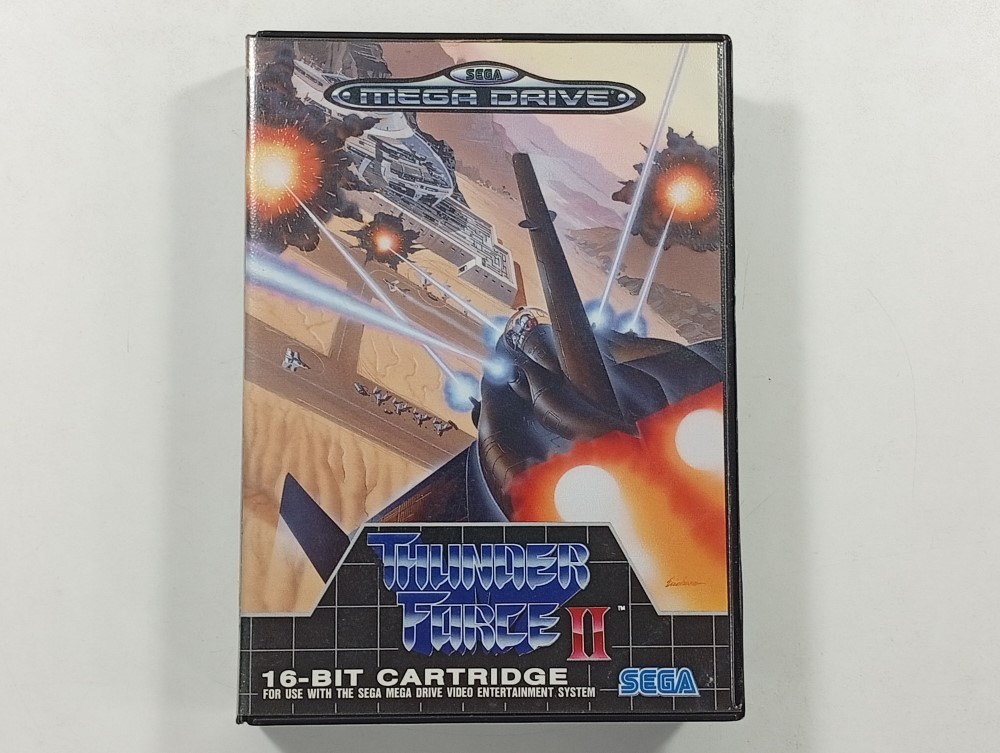 THUNDER FORCE II MD SEGA MEGADRIVE (MD) PAL-EURO (COMPLETE - GOOD CONDITION OVER