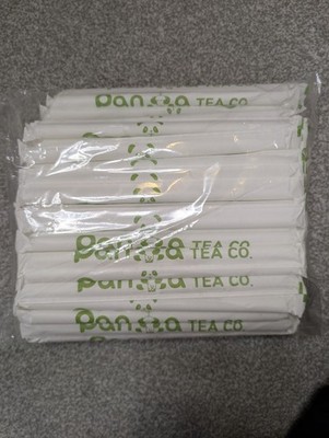 100 Panda Tea Co Bubble Tea Knallkugeln Tapioka Strohhalme Papier 23cm lang