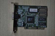 S3 Trio64V+ N1C3CF 86C765 9709 C20206.00 TAIWAN PCI VIDEO CARD WORKING !