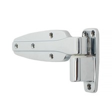 ✅ NEW Kason 1245 Reversible Cam-Rise Hinge - 1 1/8" - Polished Chrome FREESHIP ✅