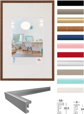 Walther Bilderrahmen NEW LIFESTYLE Kunststoffrahmen - Bild 1 von 4
