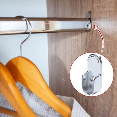 Accessori Guardaroba 2 Pezzi Appendiabiti Per Cinture - Set Da 2 Pezzi Per Armadio Nero Ganci Cinture Senza Fili - Foto 14