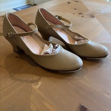 Vintage Capezio Nude Ladies/Girls Tap Shoes Size 6 N