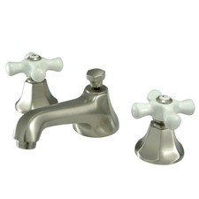 Kingston Brass KS446.PX Metropolitan 1.2 GPM Widespread Bathroom - Nickel