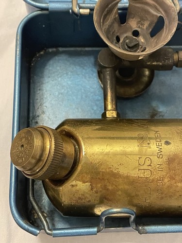 Vintage Radius No. 46 Small Camp Stove - Made in Sweden Hiking Camping Rare - Picture 5 of 14