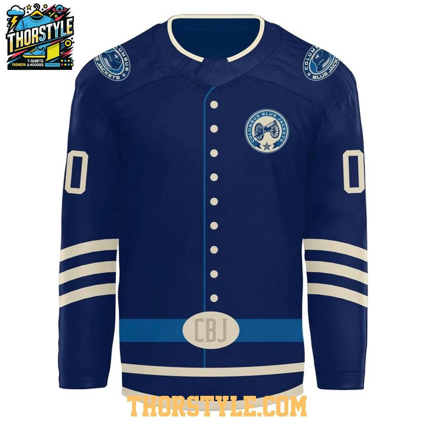 Custom Columbus Blue Jacketss x 2026 Military Appreciation Celebrate Hockey Shirt