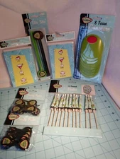 Amscan Brand: 7 Piece Retro Cocktail Party Invitation & Tablewear Set, Brand New