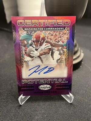 直筆サインカード Panini Jahan Dotson PSA Auto 10 Jahan Dotson Washington Commanders Autographed 2022 Panini