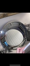 Brand New Julien Macdonald Flaring Crystal Round Mirror 90cm
