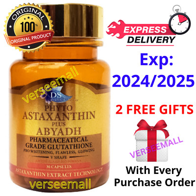 Phyto Astaxanthin Plus Pro White Flawless Glowing Skin V Shape + 2 FREE  GIFTS | eBay