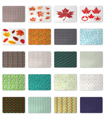 Ambesonne Leaves Foliage Mousepad Rectangle Non-Slip Rubber