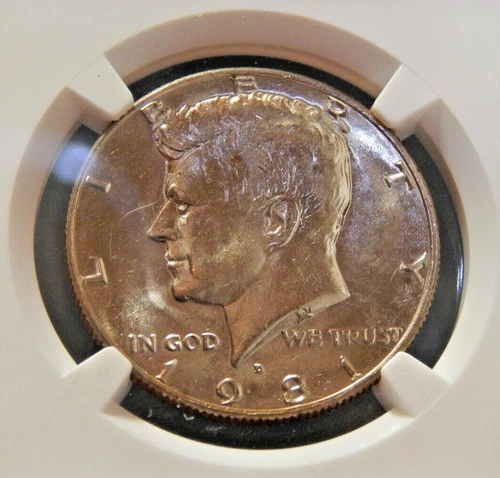 1981 D KENNEDY MS65 NGC