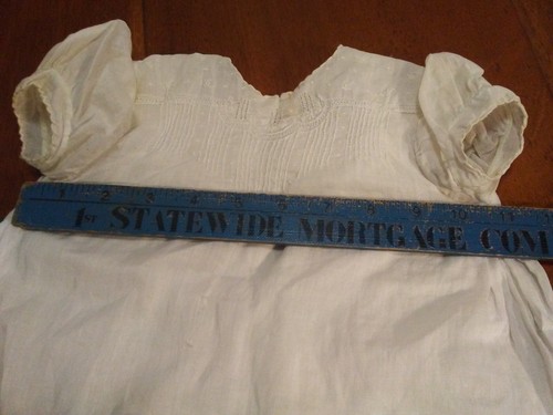 Baby Craft Toddler Vintage 1940s Dress and Slip Cotton Embroidered for Doll - Picture 9 of 11