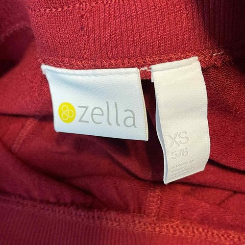 Zella Red Rhubarb Take It Easy Pants NWT Kids Girls Size XS - Picture 8 of 8