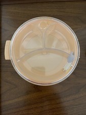 Vintage Late 60s Baby Food Warming Divided Dish