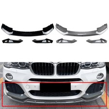 Frontstoßstangen-Spoiler-Splitter-Kit für BMW X3 F25 X4 F26 M Sport 2014-2018 Frontstoßstangen-Spoiler-Splitter-Kit für BMW X3 F25 X4 F26 M Sport 2014-2018