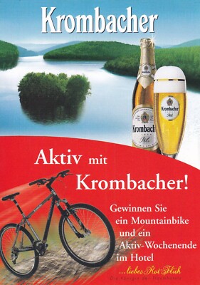 AK - (D) - Krombacher Pils - Aktiv mit Krombacher - Beer - Reklame - Top Zustand
