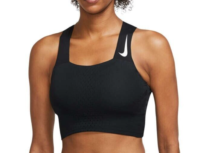 NWT Nike Dri-FIT ADV AeroSwift Womens Running Crop Top DM8728-010