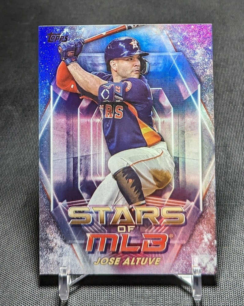 Jose Altuve Stars Of MLB Foil Card 2023 Topps Series 2 #46 Houston Astros