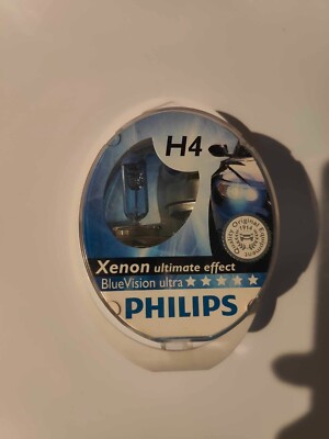 H4 Philips Blue Vision Ultra Xenon Ultimate Effekt