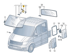 Pare-brise Volkswagen CRAFTER
