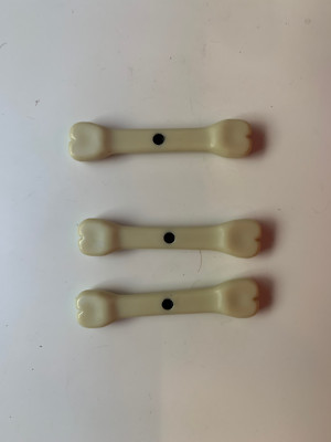 2002 Dungeon of Doom Game Pressman 3 Bones Replacement Parts Pieces