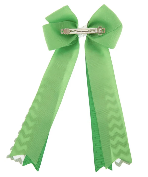 Claire’s Cinta Estampada Verde Día de San Patricio Cinta Irlandesa Arco Barrette Nuevo Foto 2 de 2